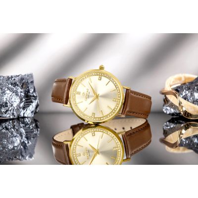 7. Giewont Sapphire Gold Women's Watch GW5390-A3