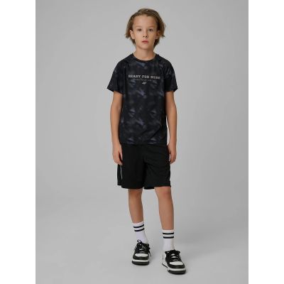 4. Boys' quick-drying sports shorts 4F 4FJRSS26TFSHM1693-20S