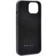 5. Audi Silicone Case iPhone 14 6.1" black/black hardcase AU-LSRIP14-Q3/D1-BK