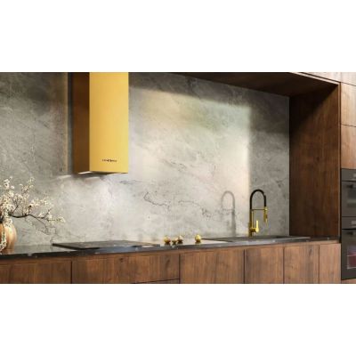 6. MAAN Ponza W 830 Cooker Hood, Glossy Gold