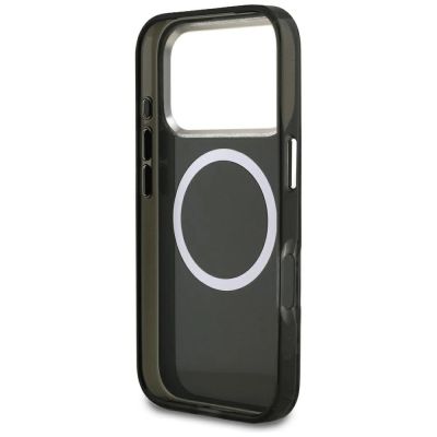 7. Karl Lagerfeld IML Karl Head Logo MagSafe Case for iPhone 17 Pro - Black