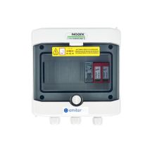 Hermetic IP65 EMITER AC connection switchboard with Dehn type 2 AC surge arrester, 16A 1-F
