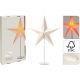 14. DECORATIVE ADVENT STAR LAMP STANDING LED 45CM WHITE