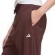 17. adidas Essentials Small Logo French Terry Cuffed Women's Pants Brown JX3864