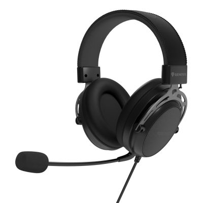 8. GENESIS Toron 301 Wired Headband Gaming Headset Black