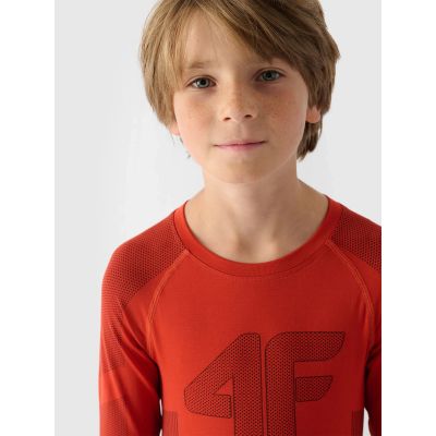 4. Children's seamless thermal underwear set 4F Junior 4FJRAW24USEAU252-62S