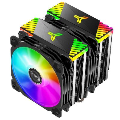 3. Jonsbo CR-2000GT CPU cooler with radiator and 12 cm fan, black, 1 pc.