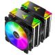 3. Jonsbo CR-2000GT CPU cooler with radiator and 12 cm fan, black, 1 pc.