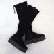 2. Women's Black Suede Platform Boots Big Star SS274264