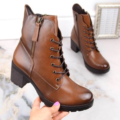 19. Potocki W WOL177B platform ankle boots in camel