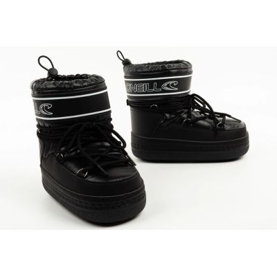7. O'neill Lisa High black insulated winter snow boots for kids