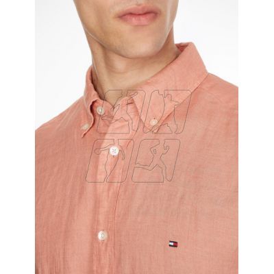 4. Tommy Hilfiger Pigment Dyed Linen shirt M MW0MW23147