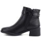 3. Women's leather ankle boots with insulated sole, black Sergio Leone BT-25-S