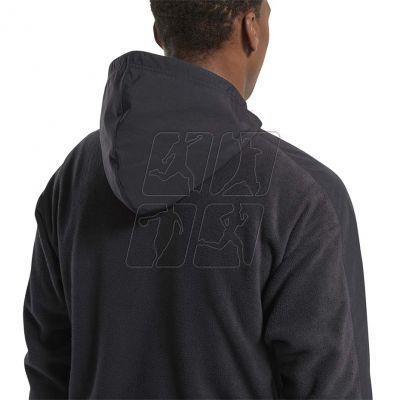 3. Reebok Workout Ready Fleece Full Zip Hoodie M FS8450