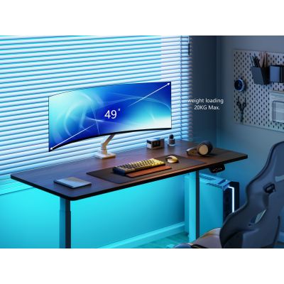 12. Equip Desk Bracket 17"-49"/1TFT 180° Gas Spring 20Kg Retail White