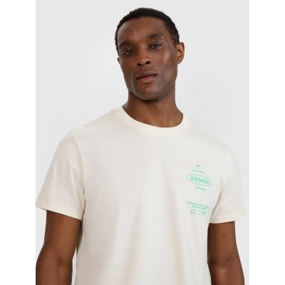 5. Men's regular printed T-shirt 4F 4FRSS25TTSHM2688-11S