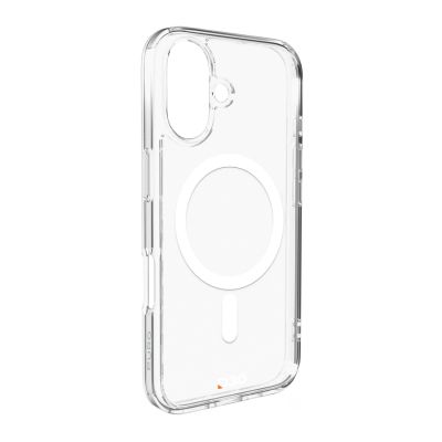 4. Puro Impact Clear D3O MagSafe Silicone Case for iPhone 16 Plus - Transparent