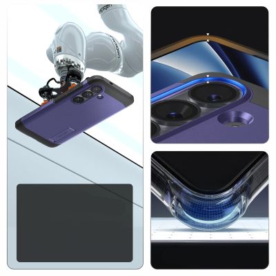 13. Spigen Tough Armor Mag MagSafe Case for Samsung Galaxy S26+ - Purple