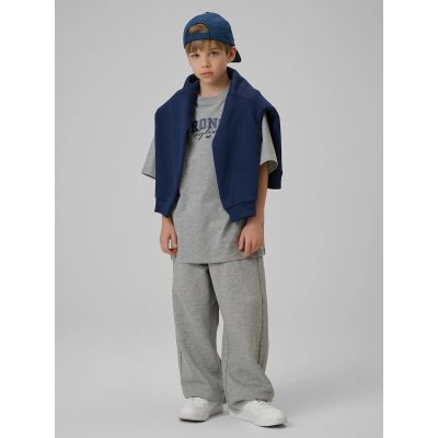 6. Boy's loose T-shirt with print 4F 4FJRSS26TTSHM3465-27M