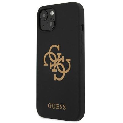 2. Guess GUHCP13SLS4GGBK iPhone 13 mini 5.4" black/black hard case Silicone 4G Logo