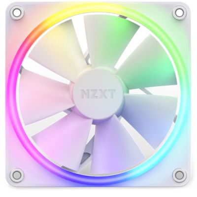 2. NZXT F120 RGB Triple Pack Computer Case Fan 12cm White 3 pcs.