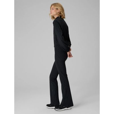 3. Women's striped leggings with flared legs 4F 4FRAW26TTIGF383-20S