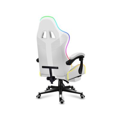 18. Huzaro Force 4.7 RGB White Gaming Chair