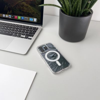 4. MagSafe Compatible Clear Corner Case for iPhone 17 Pro Max - Clear