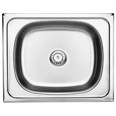 Deante Twist 1-bowl sink without drainer, stainless steel ZEU010A