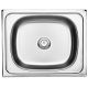Deante Twist 1-bowl sink without drainer, stainless steel ZEU010A