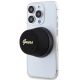 5. Guess Magnetic Script Metal Bluetooth speaker - black