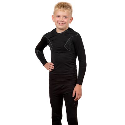 19. Alpinus Active Set thermal underwear black and gray Jr GT43204