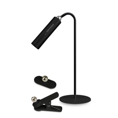 5. ESPERANZA ESPERANZA 3-IN-1 LED DESK LAMP AGENA BLACK ELD118K