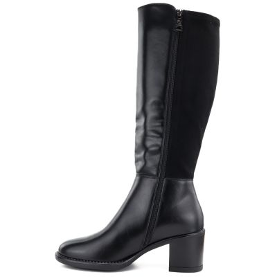 3. Women's high-heeled boots with stretch black Vinceza 58652