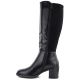 3. Women's high-heeled boots with stretch black Vinceza 58652