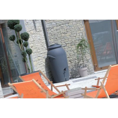 8. AQUACAN 210L GRAY RAINWATER TANK