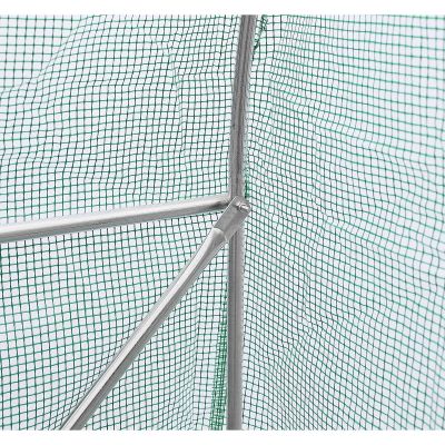 8. GREENHOUSE GARDEN TUNNEL 200X300X200CM PE GREEN STEEL STRUCTURE