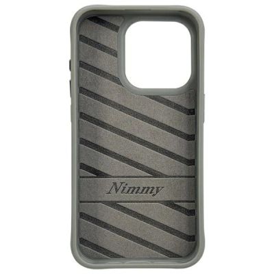 5. Nimmy Cool&Cute 2.0 Bear Case for iPhone 15 Pro Max - Gray