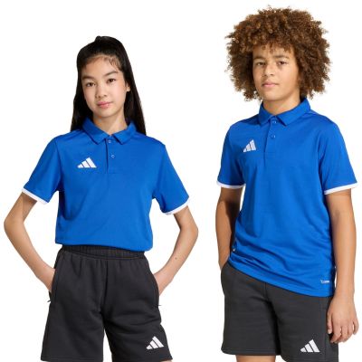 9. adidas Entrada 26 Polo T-shirt for kids blue JZ6625