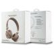 4. Guess Bluetooth ENC GUBH70EPOSMW Brown/Brown Peony Script Round Shape Headphones