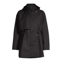 CASALL Scandi Trench Rain Coat Black