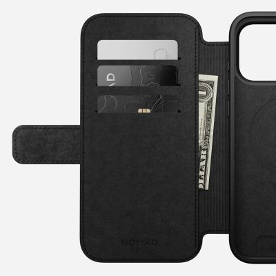 7. Nomad Modern Leather Folio Cell Phone Case 17.5 cm (6.9") Tan/Light Brown