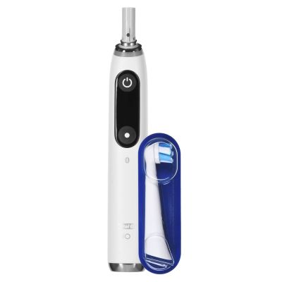 2. Braun Oral-B iO Series 9 White Electric Toothbrush