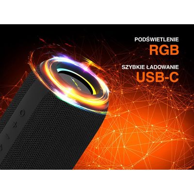 9. TRACER TWS XTREMEBEAT LITE BLUETOOTH RGB SPEAKER