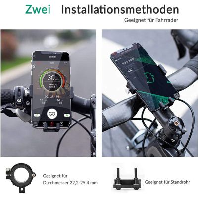 2. Rockbros phone holder black 2017-2ABK