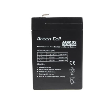3. GREEN CELL GEL BATTERY AGM02 6V 4.5AH