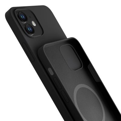 11. 3mk Silicone Case for iPhone 12 mini - black