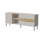 7. INSERTO 3D1W chest of drawers 190x40x80 cashmere + LED