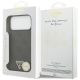 8. Guess Leather 4G Triangle Strass MagSafe Case for iPhone 17 Pro Max / 18 Pro Max - Black