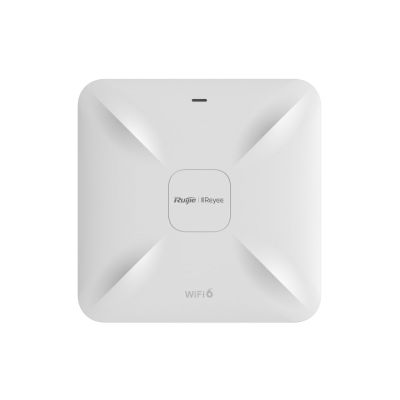 6. REYEE ACCESS POINT AX1800 2 PORTS 1GBIT | WI-FI 6 - 802.11AX - 1775MBPS | POE POWERED | CEILING